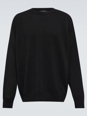 Džemper od kašmira Balenciaga crna