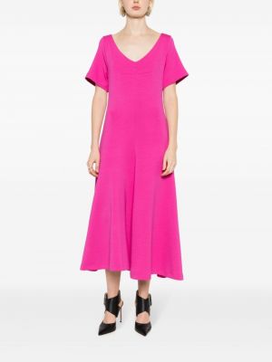 Midi šaty Gloria Coelho růžové