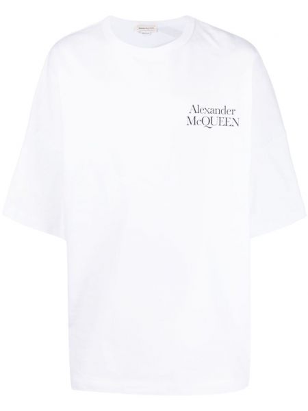 T-shirt Alexander Mcqueen hvid