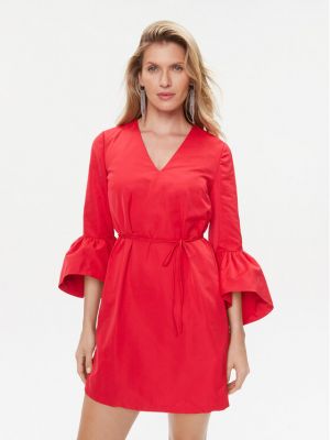 Коктейлна рокля Twinset червено