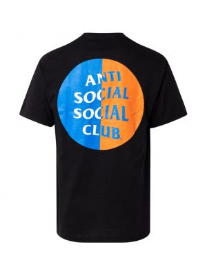 Camiseta manga corta Anti Social Social Club negro