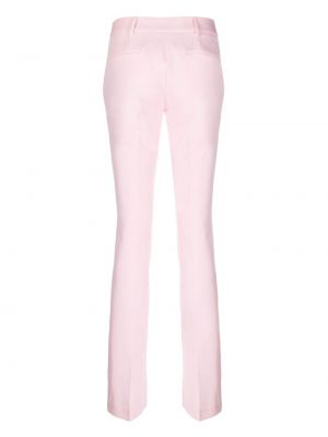 Spodnie slim fit Blugirl różowe