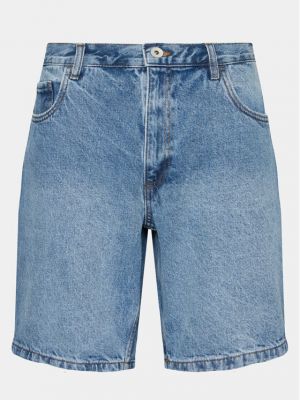 Shorts en jean large Redefined Rebel bleu