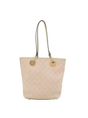 Shopper handtasche mit taschen Gucci Vintage pink