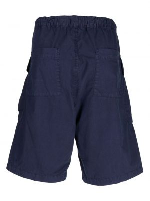 Shorts cargo en coton avec poches Aspesi bleu
