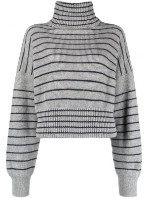 Pull à rayures Jejia gris
