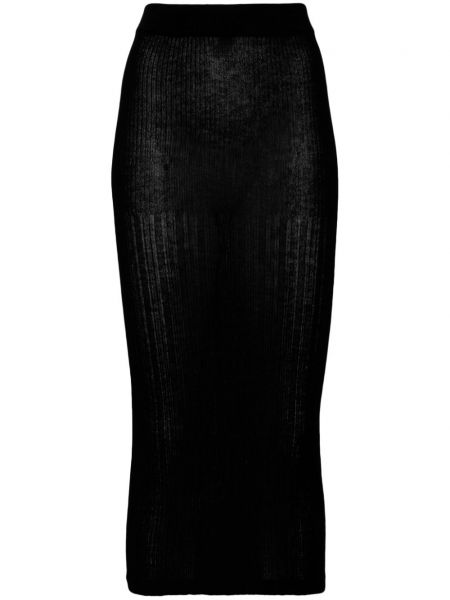 Suknja od kašmira Wild Cashmere crna