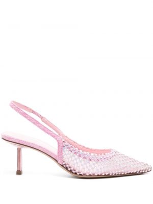 Pantofi cu toc slingback Le Silla roz