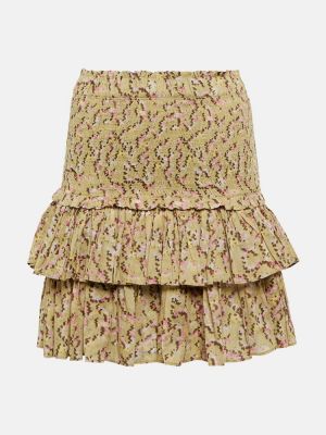 Mini falda de gasa de algodón Marant Etoile