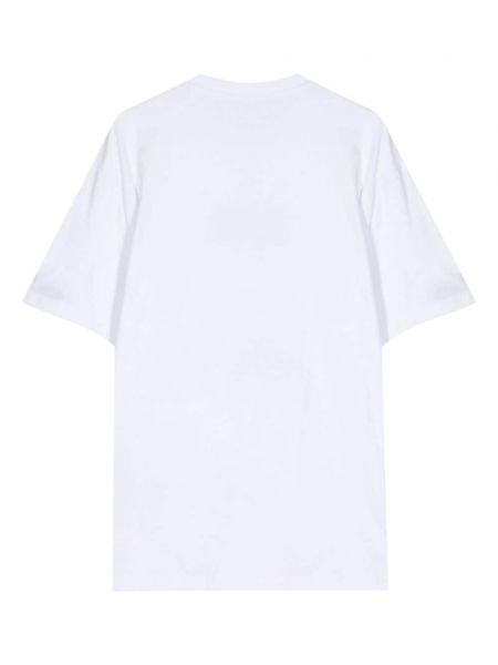 Bavlněné tričko Calvin Klein bílé