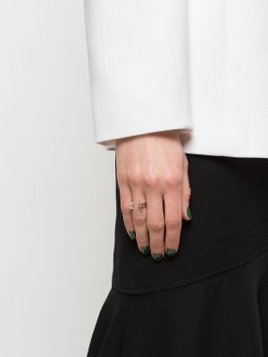 Gepunkteter ring aus roségold Delfina Delettrez