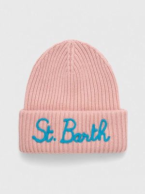 Кашмирена шапка Mc2 Saint Barth розово