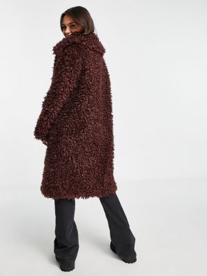 Пальто Miss Selfridge коричневое