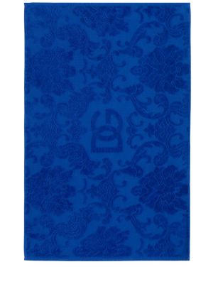 Albornoz de algodón Dolce & Gabbana azul