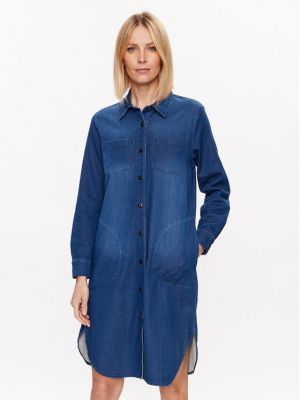 Kleid Olsen blau