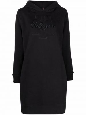 Hette brodert dress Tommy Hilfiger svart