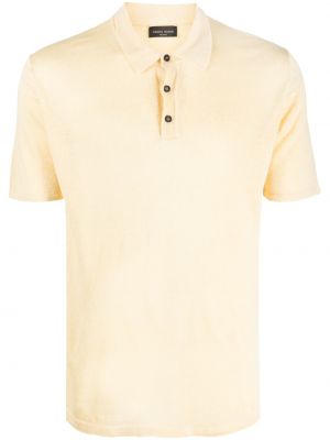Polo marškinėliai Roberto Collina geltona