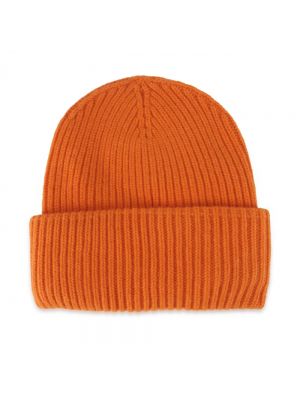 Haftowana czapka Mc2 Saint Barth pomarańczowa