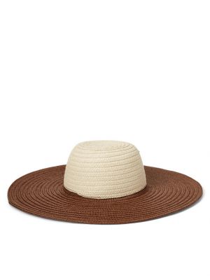 Kepurė su snapeliu Lauren Ralph Lauren ruda
