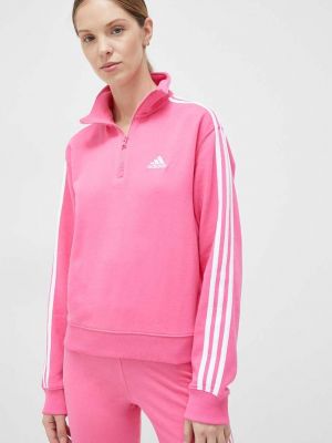 Суитчър с принт Adidas розово