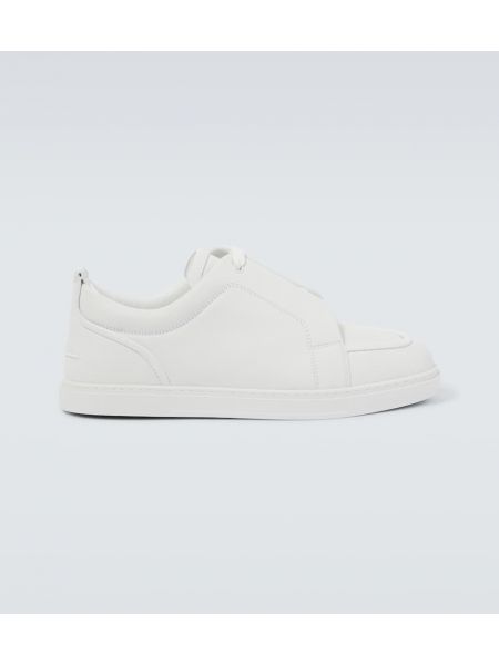 Läder sneakers Christian Louboutin vit