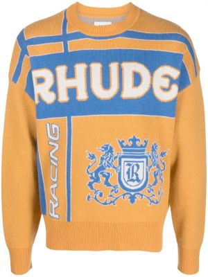 Жакардов пуловер Rhude