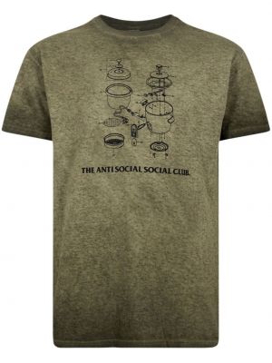 T-shirt Anti Social Social Club verde