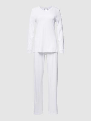 Piżama koronkowa Hanro biała