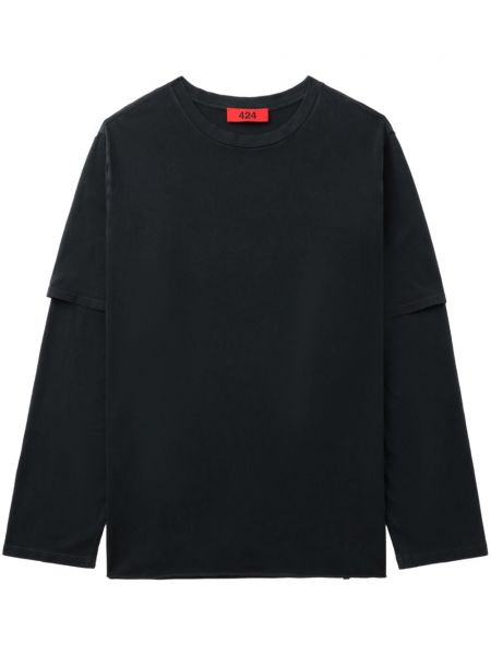 Medvilninis marškinėliai 424 juoda