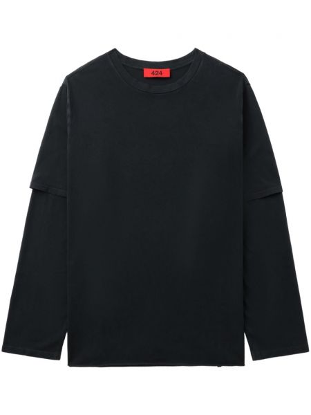 T-shirt en coton 424 noir