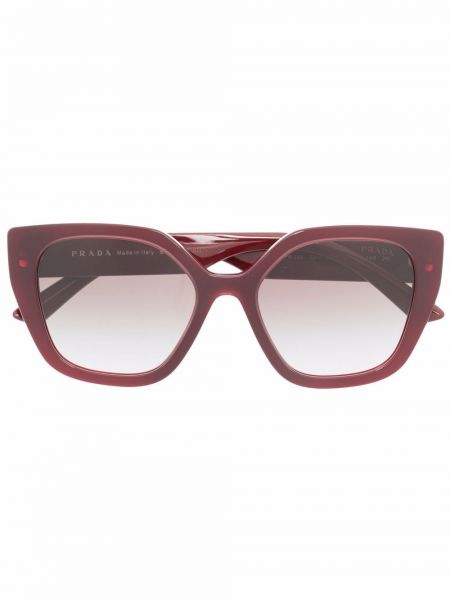 Gafas de sol oversized Prada Eyewear rojo