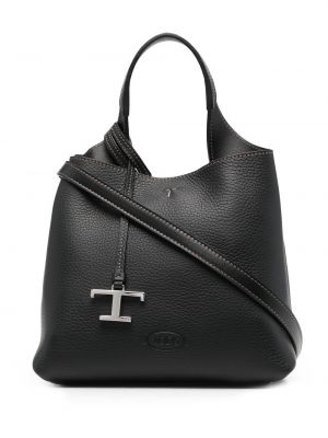 Læder shopping bag Tod's sort