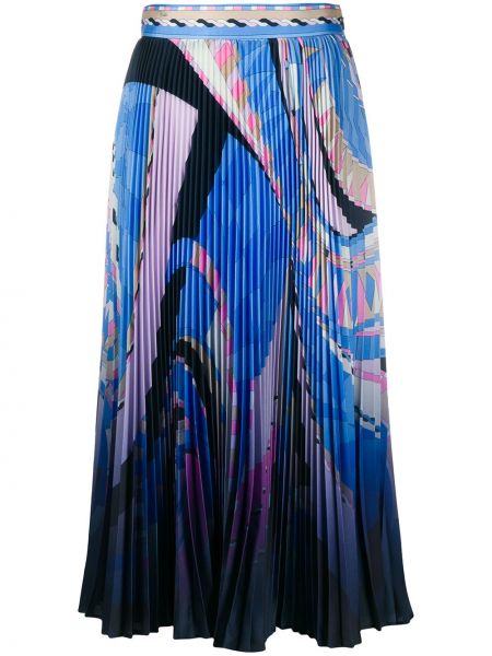 Falda con estampado con estampado abstracto Emilio Pucci