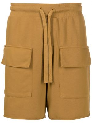 Shorts de sport en coton avec poches Osklen marron