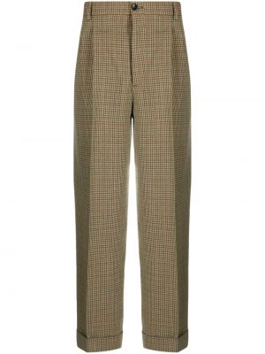 Pantalon plissé Gucci marron