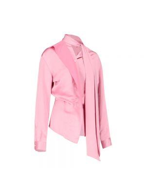 Bluzka asymetryczna Victoria Beckham różowa