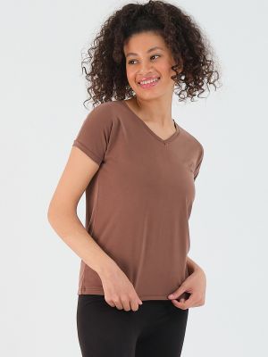 Marškinėliai Slazenger ruda