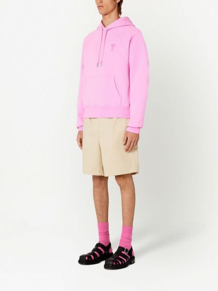 Kapučdžemperis Ami Paris rozā