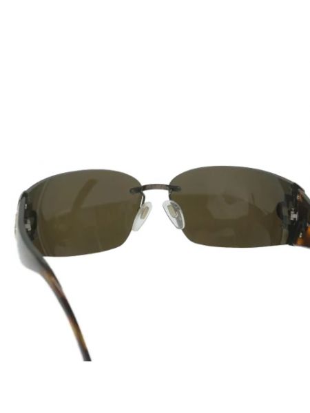 Okulary przeciwsłoneczne retro Bvlgari Vintage brązowe