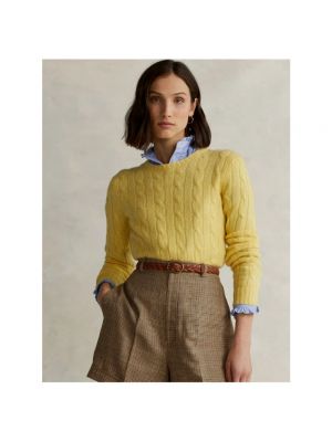 Jersey de cachemir de tela jersey con estampado de cachemira Polo Ralph Lauren amarillo