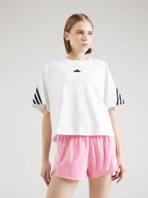 Tricou cu dungi cu croială lejeră Adidas Sportswear