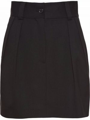Mini sukně Miu Miu černé
