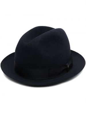 Plstěný klobouk Borsalino modrý