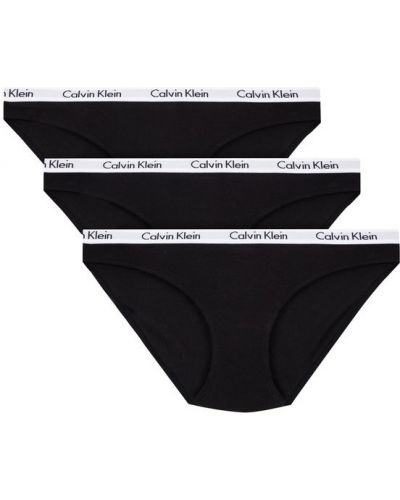 Slipy z dżerseju Calvin Klein Underwear czarne