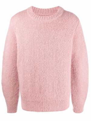 Sweter chunky Jil Sander różowy