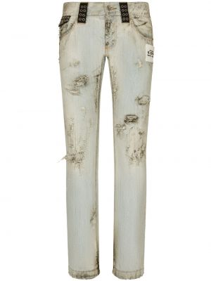 Slim fit distressed skinny jeans Dolce & Gabbana