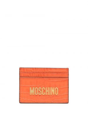 Usnjena denarnica Moschino
