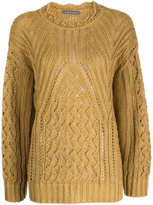 Пуловер Alberta Ferretti жълто