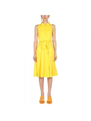 Sukienka midi Moschino żółta