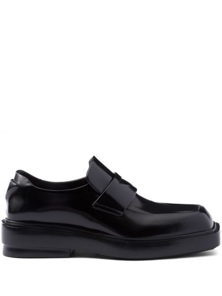 Pantofi loafer din piele Prada negru